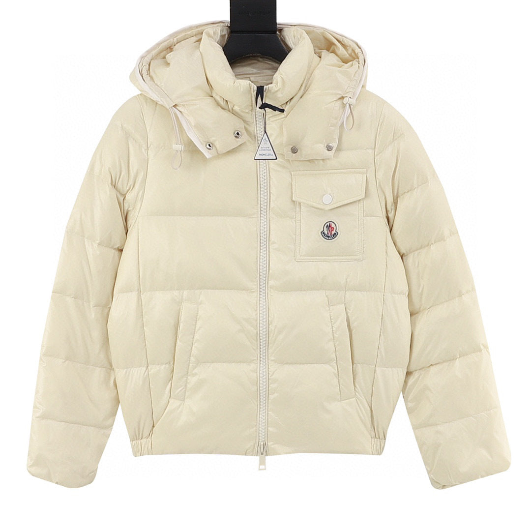 Moncler Women's Hooded Zip-Up Logo Down Jacket - view 1