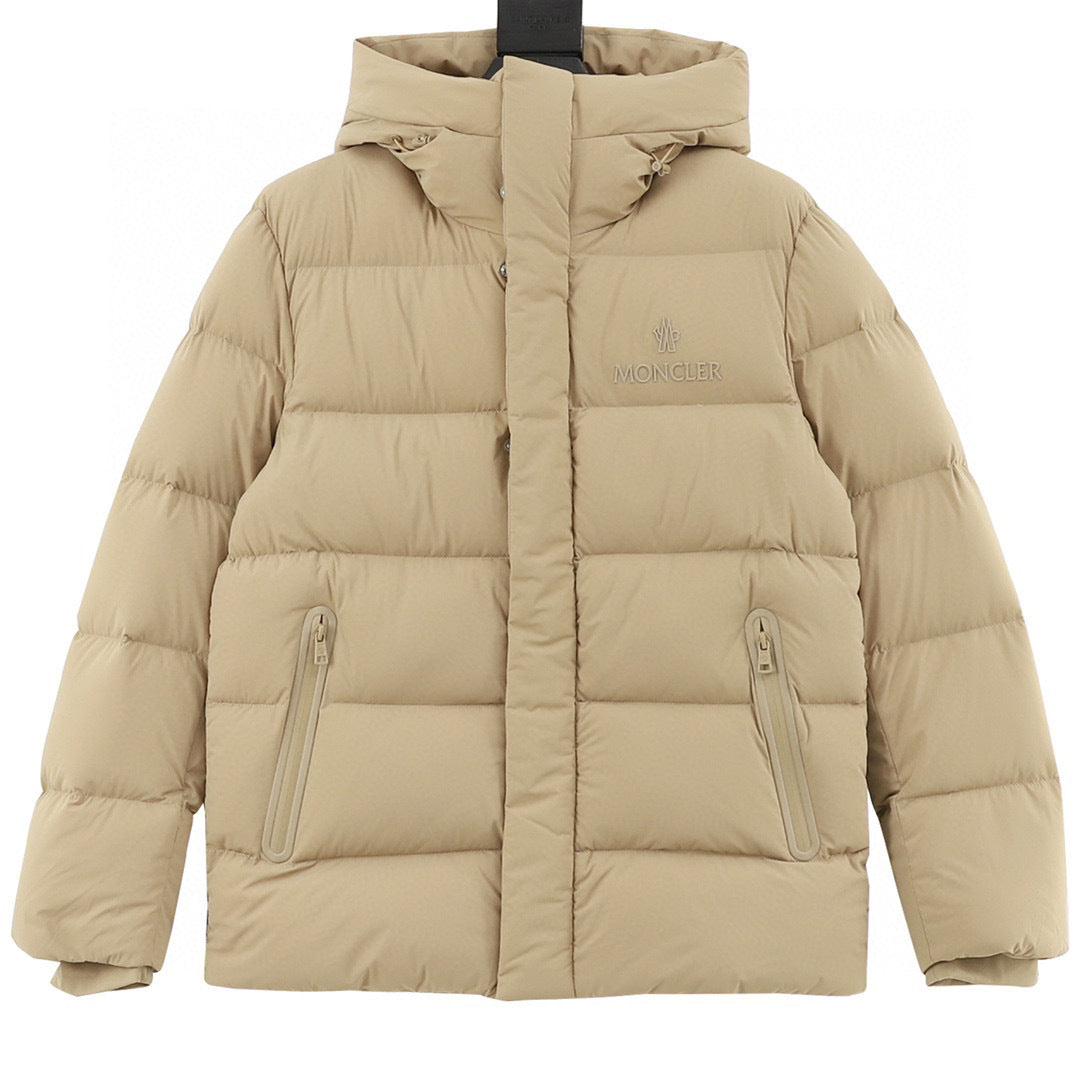 Moncler Hooded Logo Lightweight Down Jacket - view 1