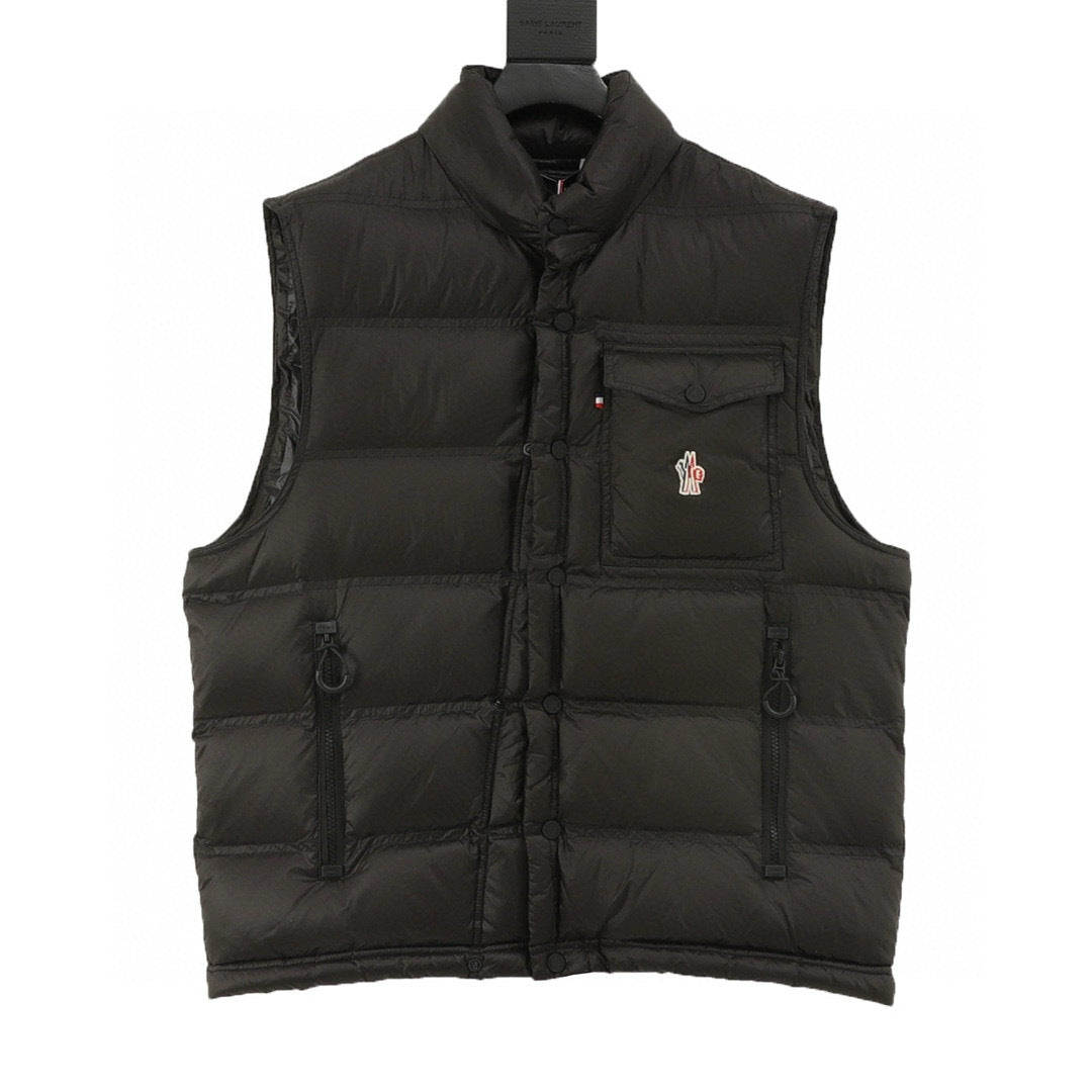 Moncler Logo Lightweight Vest - view 1