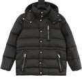 Moncler Hooded Zip-Up Graphic Down Jacket - view 1