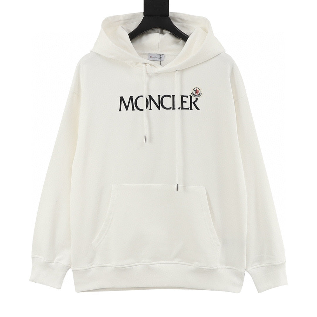Moncler Hooded Logo Lightweight Hoodie - view 1