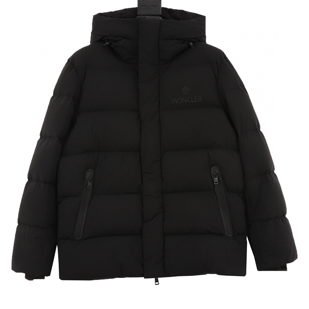 Moncler Hooded Logo Lightweight Down Jacket - view 1