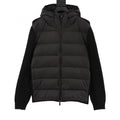 Moncler Hooded Embroidered Logo Down Jacket - view 1