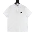 Moncler Embroidered Polo Shirt - Black - view 1