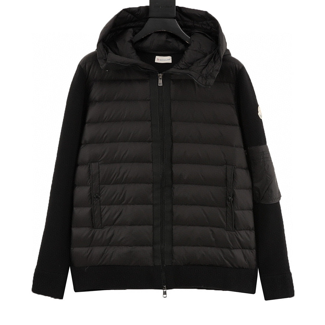 Moncler Hooded Zip-Up Lightweight Down Jacket - view 1