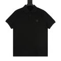 Moncler Embroidered Polo Shirt - Black - view 1