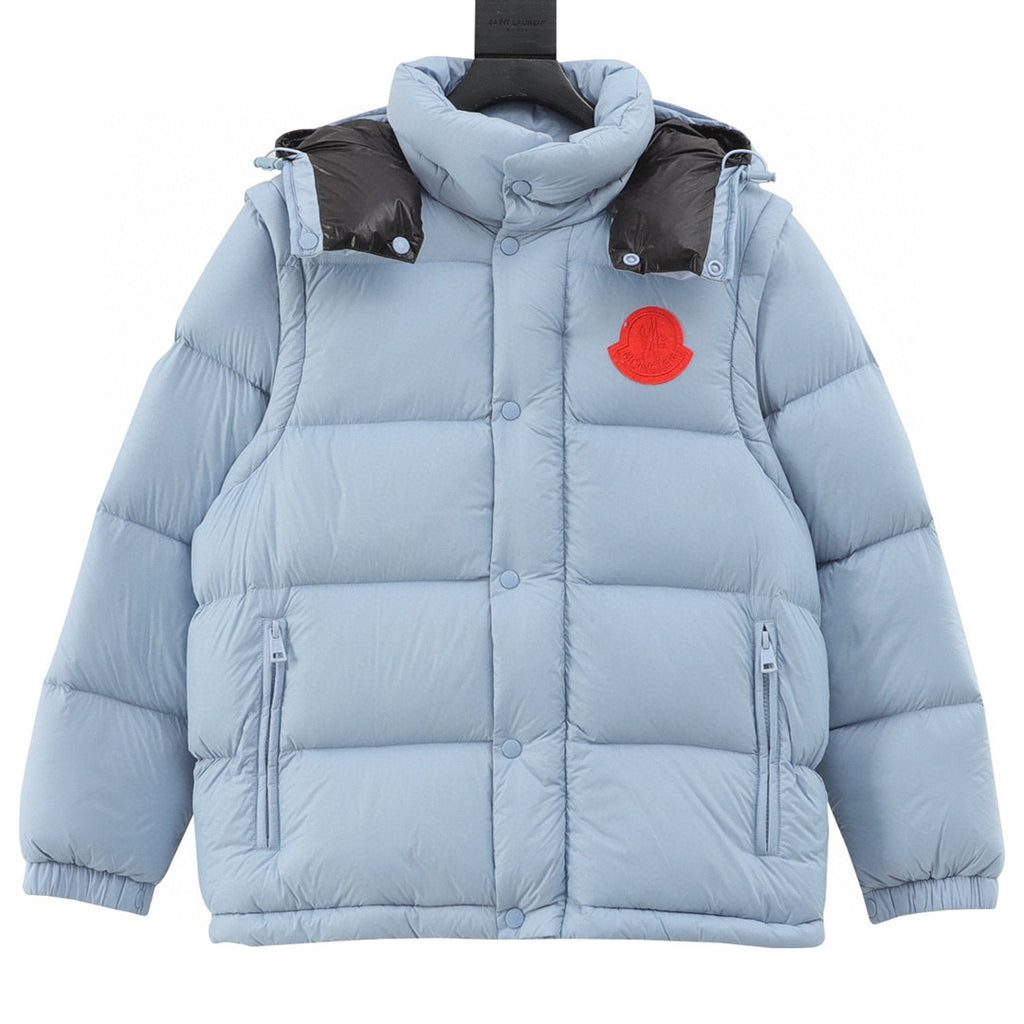 Moncler Hooded Embroidered Down Jacket - view 1