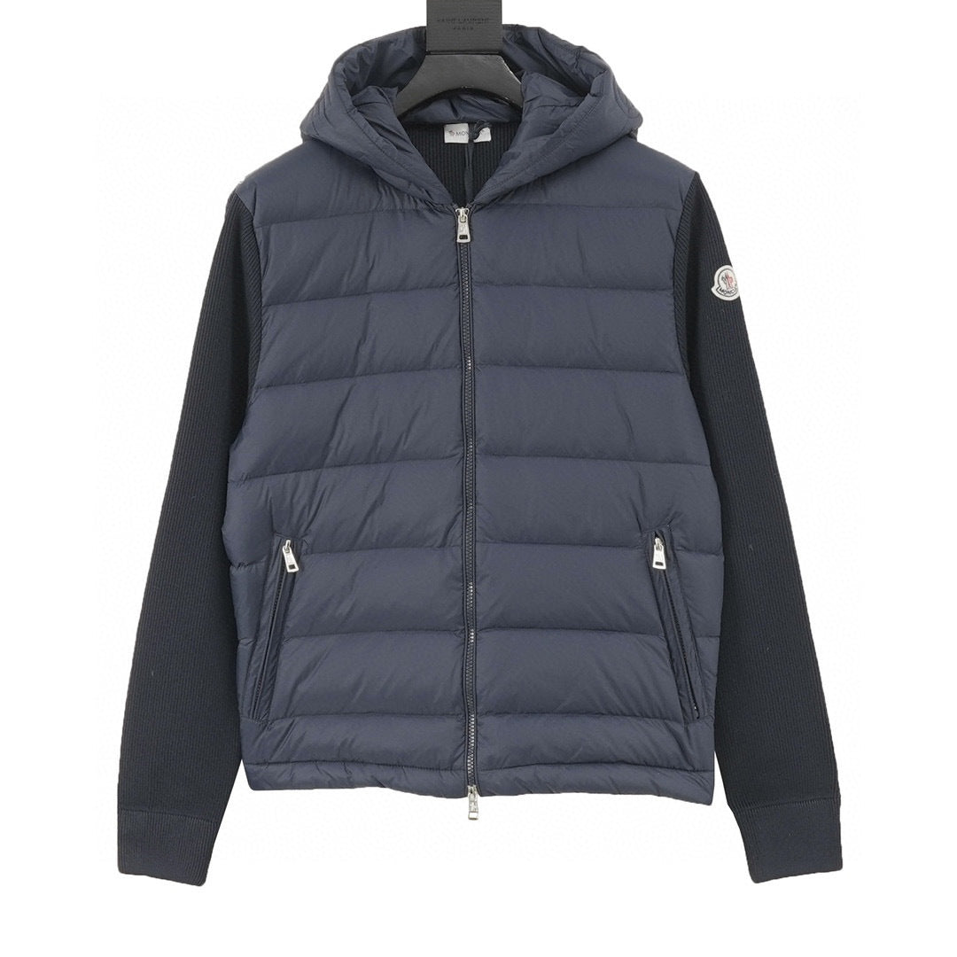 Moncler Hooded Zip-Up Lightweight Down Jacket - view 1