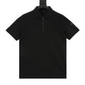 Moncler Zip-Up Logo Lightweight Polo Shirt - view 1