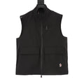 Moncler Zip-Up Graphic Logo Vest - view 1