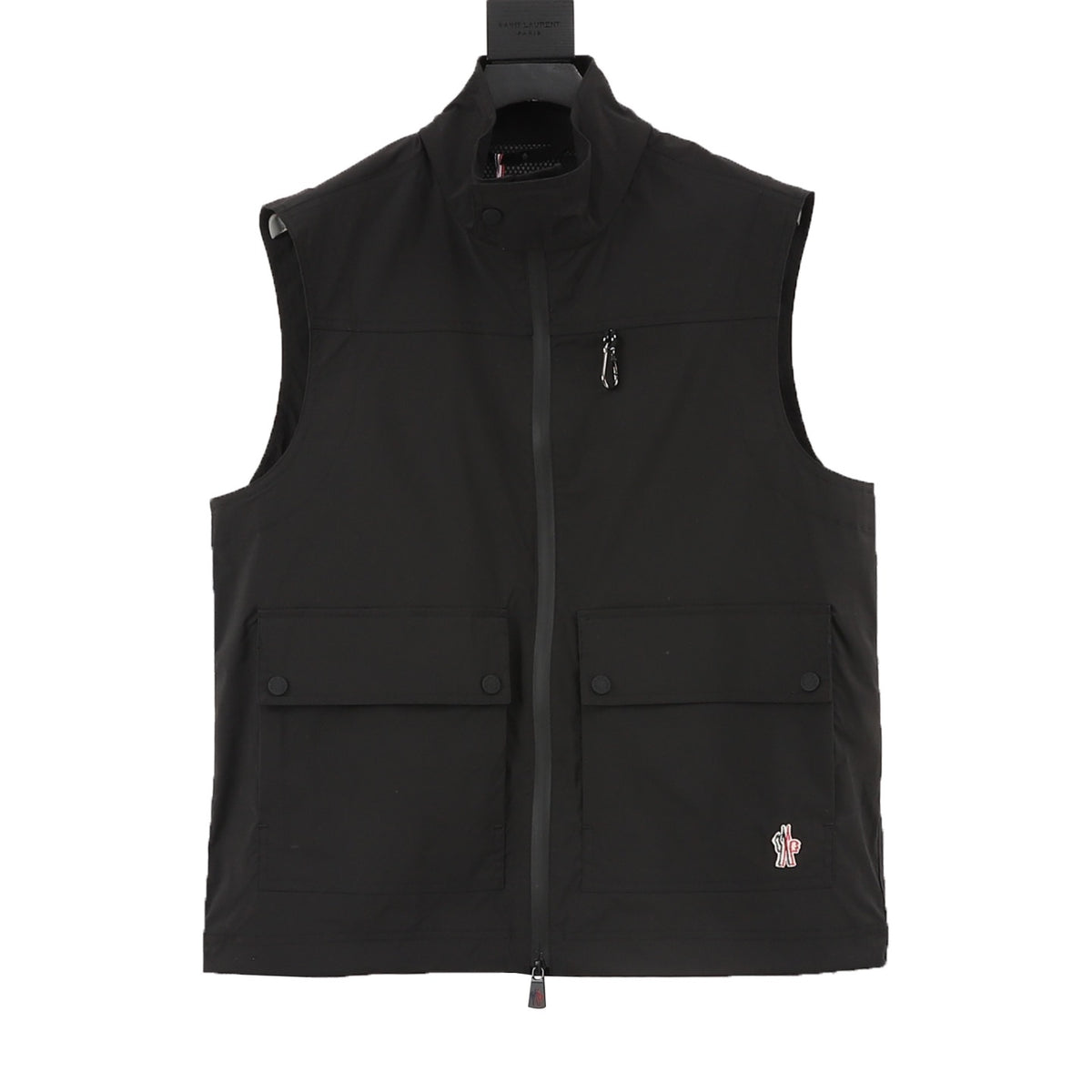 Moncler Zip-Up Graphic Logo Vest - view 1