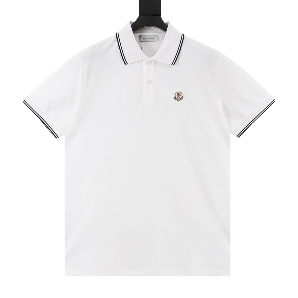Moncler Logo Lightweight Polo Shirt - view 1