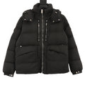 Moncler Hooded Zip-Up Graphic Down Jacket - White - view 1