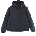 Moncler Hooded Zip-Up Logo Down Jacket - view 1