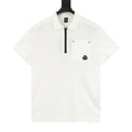 Moncler Zip-Up Logo Polo Shirt - view 1