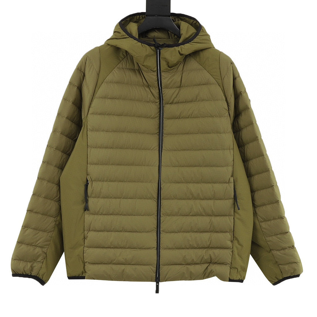 Moncler Hooded Lightweight Down Jacket - Black - view 1