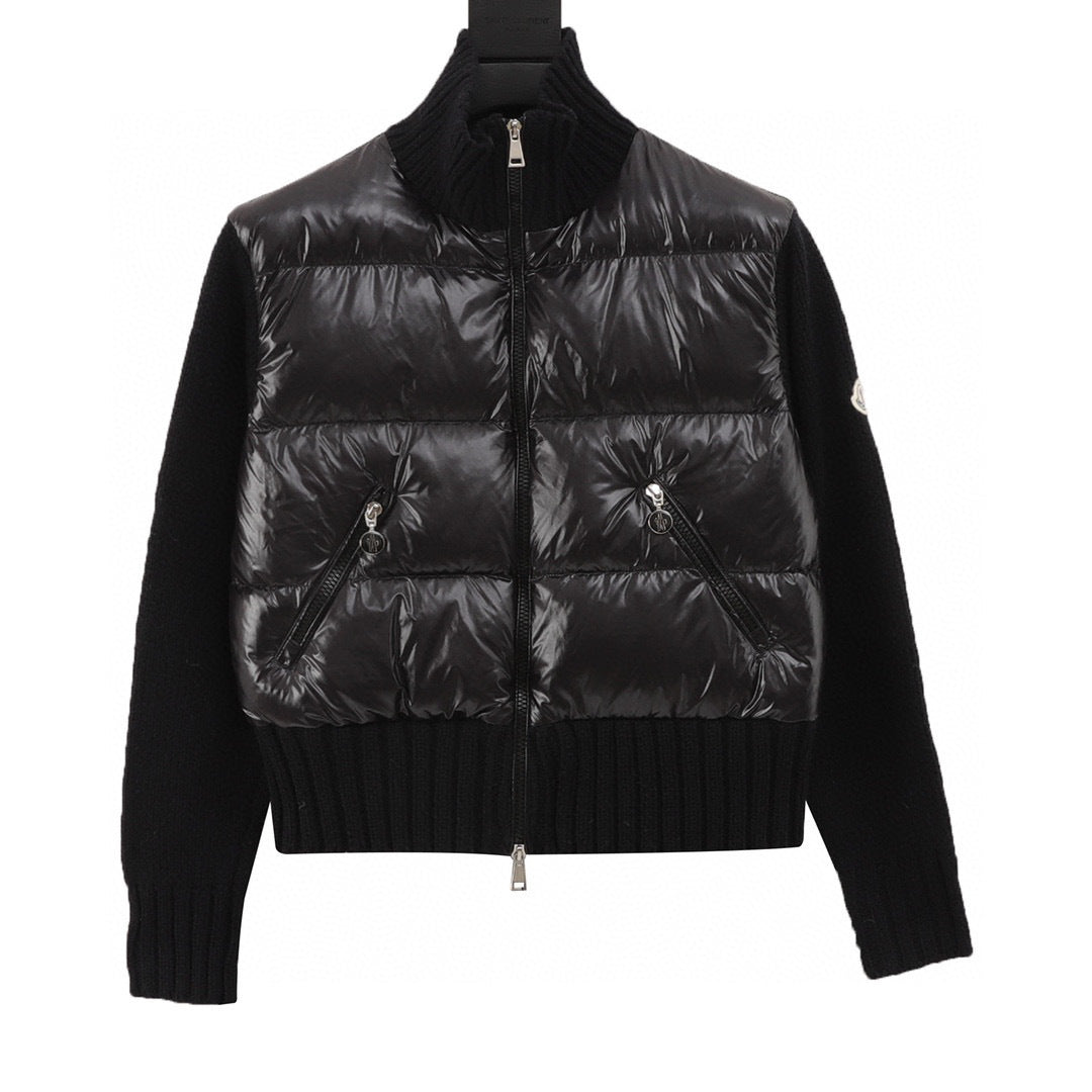 Moncler Embroidered Logo Down Jacket - view 1
