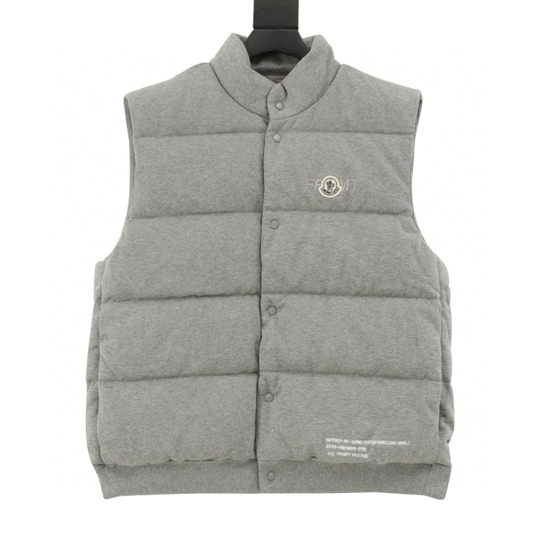 Moncler Embroidered Logo Vest - view 1