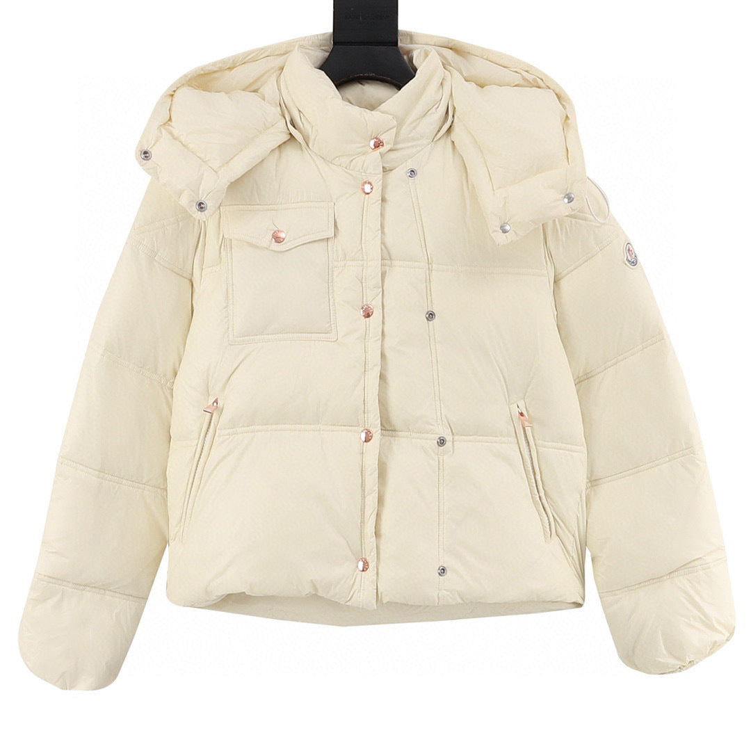 Moncler Women's Hooded Zip-Up Down Jacket - view 1