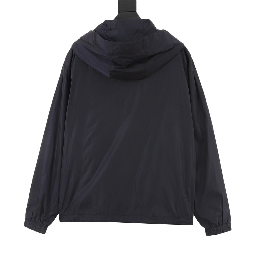 Moncler Hooded Zip-Up Embroidered Jacket - view 2