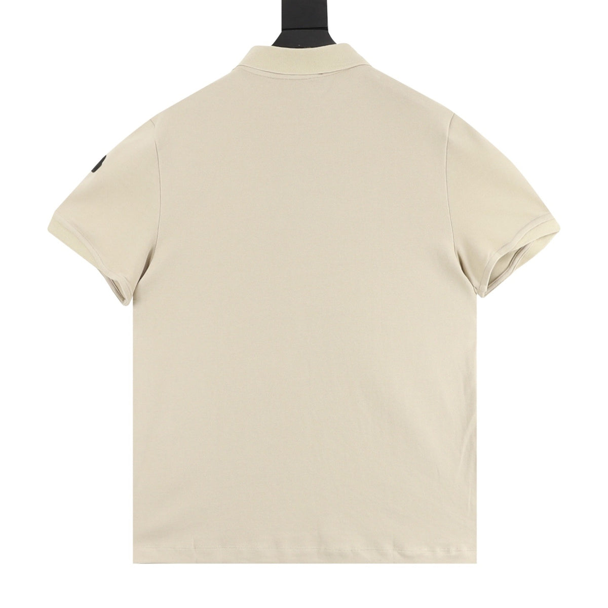 Moncler Zip-Up Embroidered Polo Shirt - Black - view 2