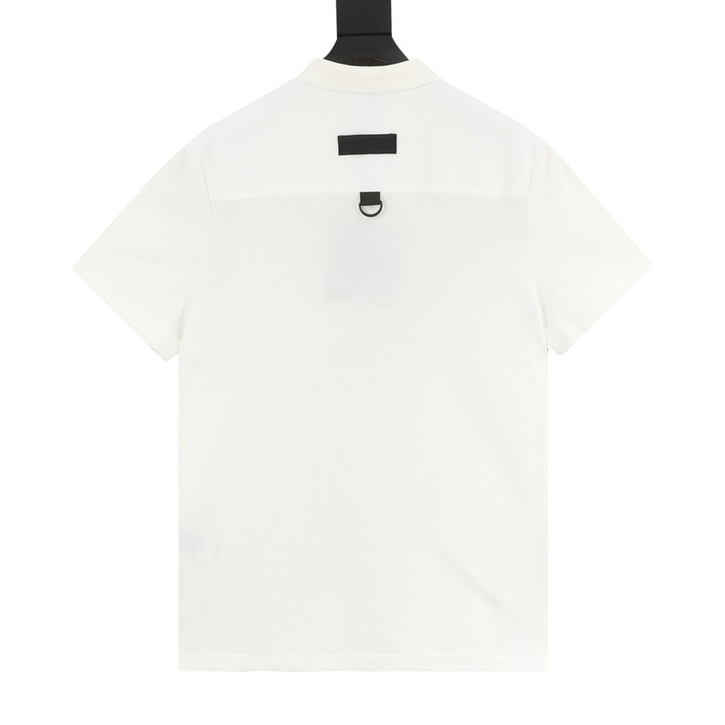 Moncler Zip-Up Logo Polo Shirt - view 2