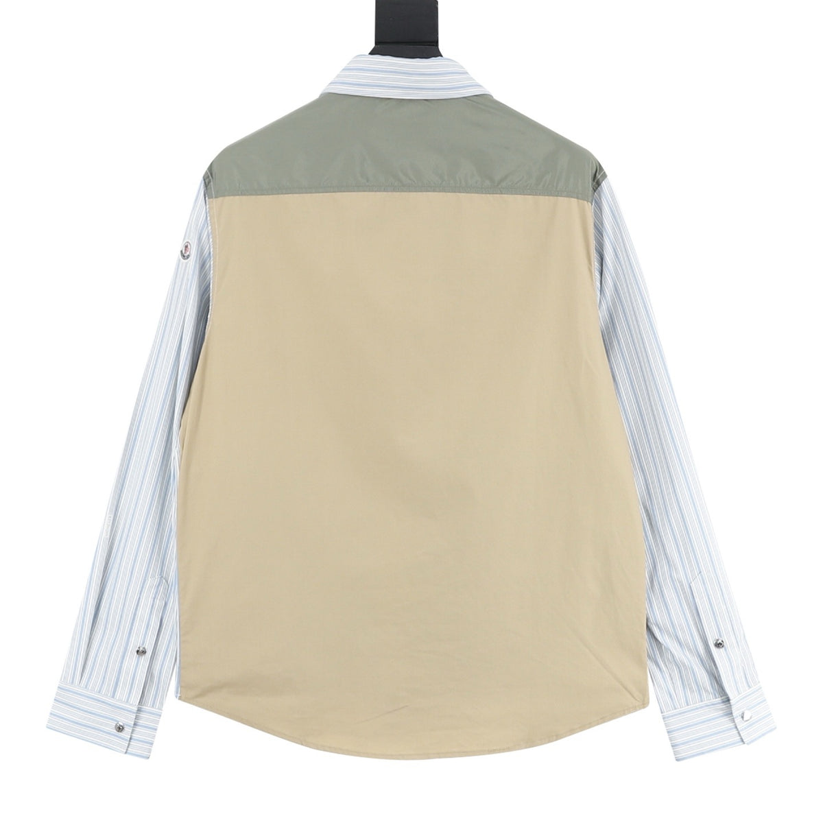 Moncler Zip-Up Graphic Logo Shirt - view 2