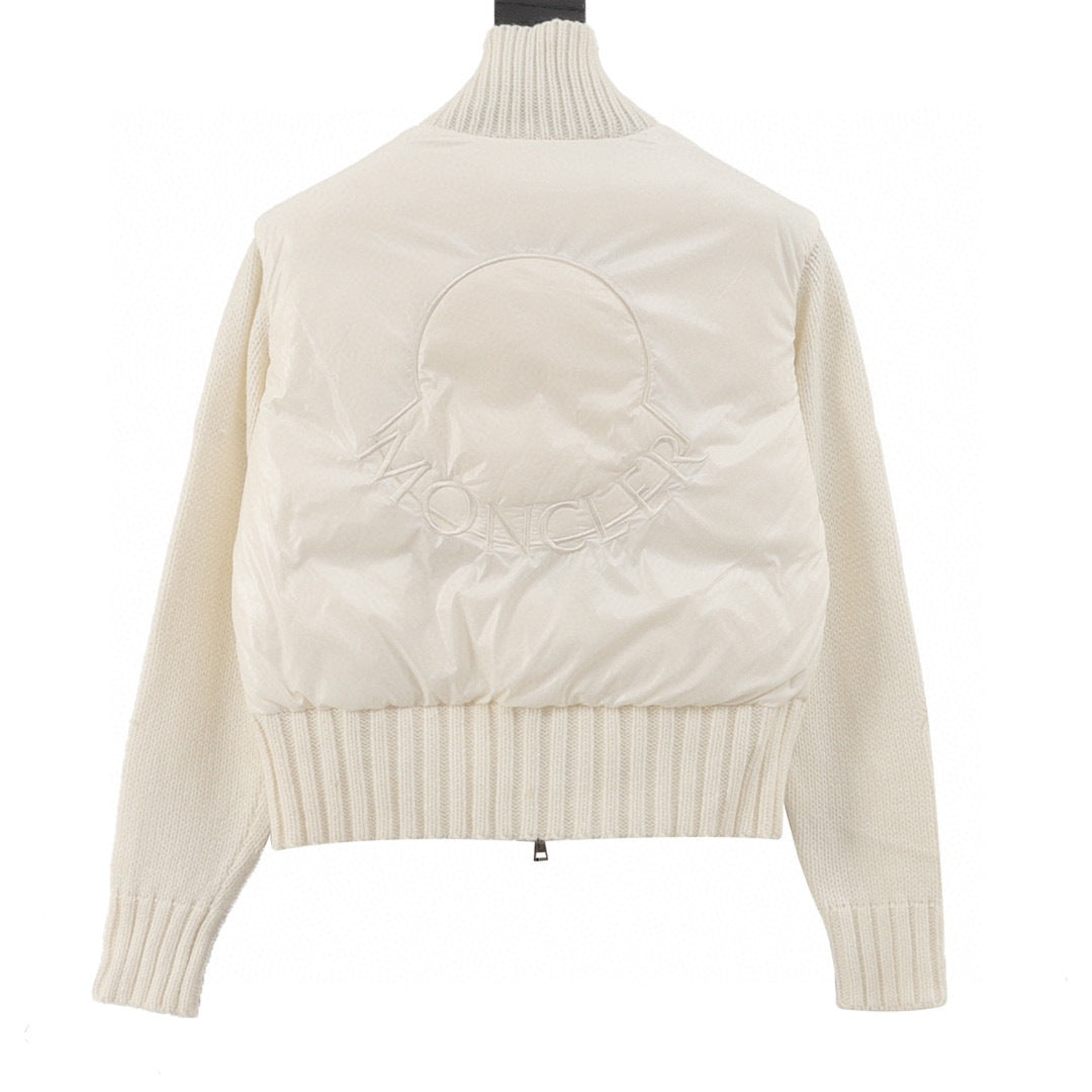 Moncler Embroidered Logo Down Jacket - view 2