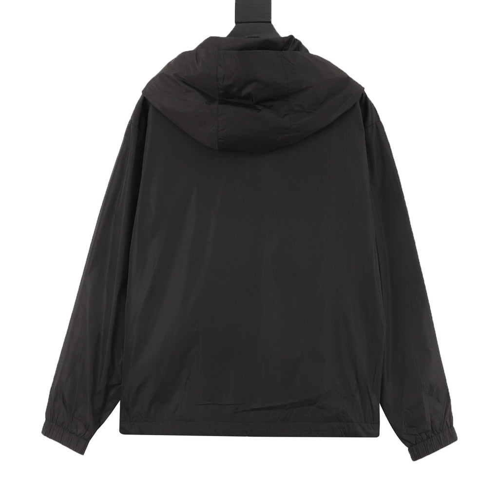 Moncler Hooded Zip-Up Embroidered Jacket - view 2