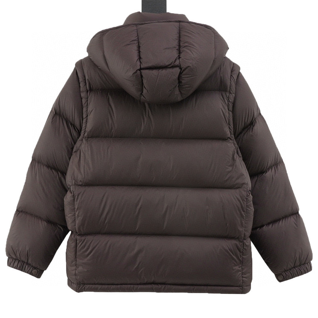 Moncler Hooded Embroidered Down Jacket - view 2