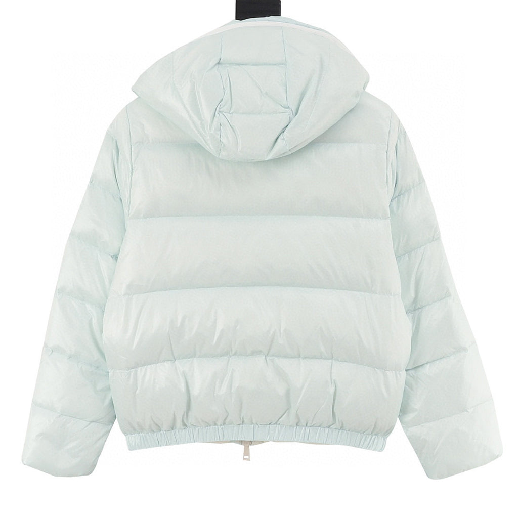 Moncler Women's Hooded Zip-Up Logo Down Jacket - view 2