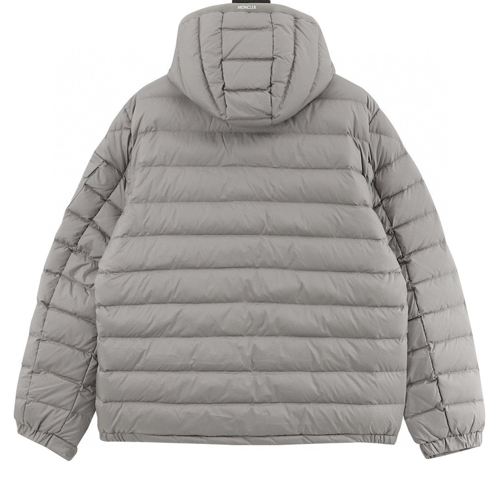 Moncler Hooded Zip-Up Logo Down Jacket - view 2