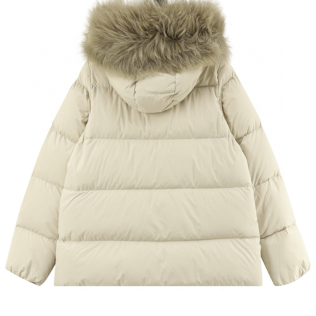 Moncler Women's Hooded Zip-Up Down Jacket - view 2
