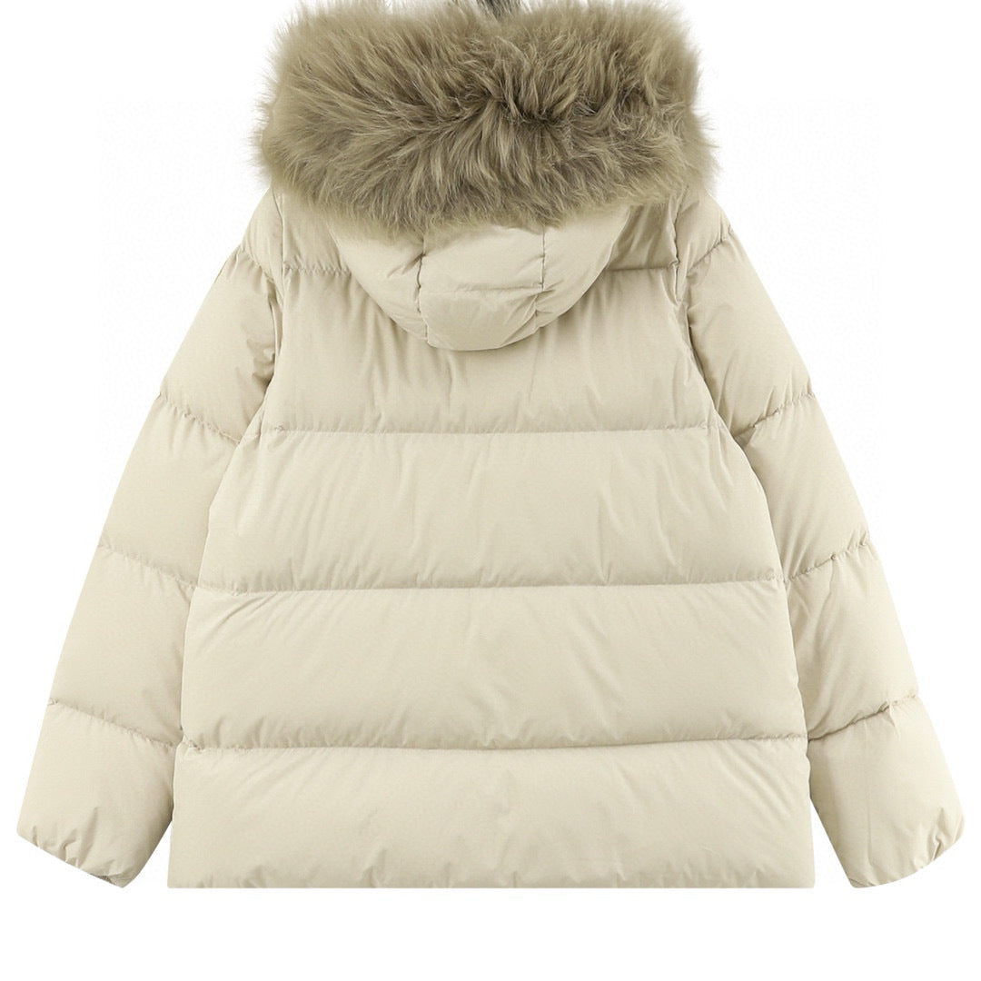 Moncler Women's Hooded Zip-Up Down Jacket - view 2