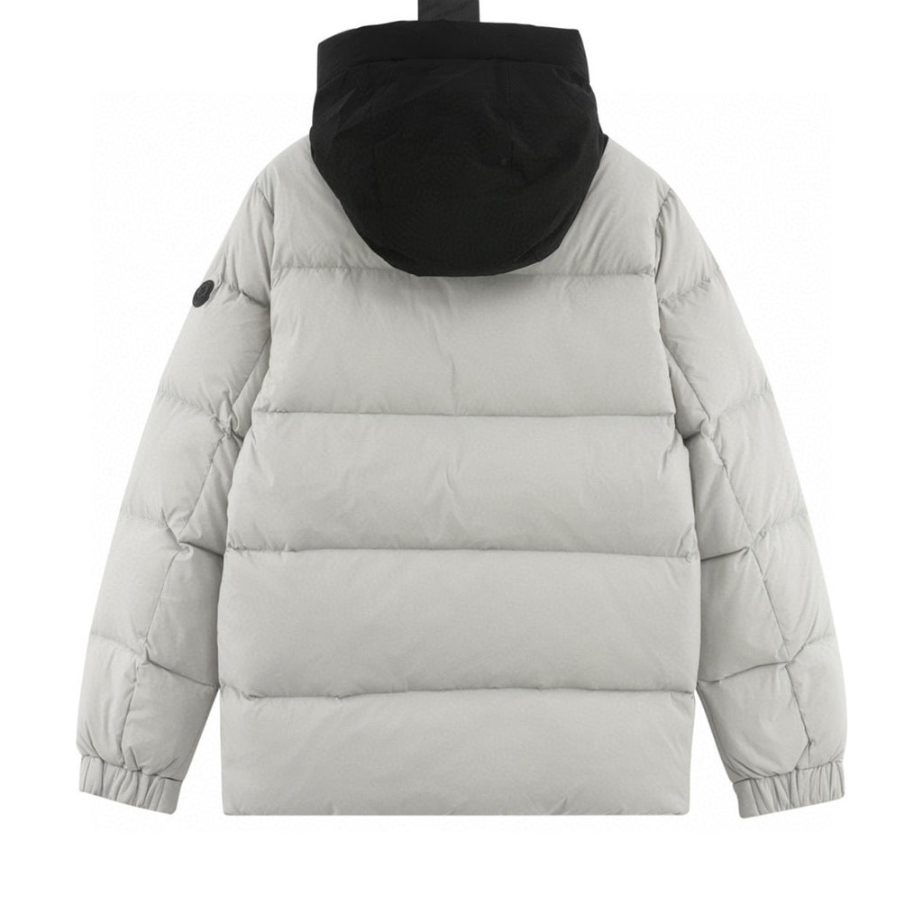 Moncler Hooded Zip-Up Logo Down Jacket - view 2