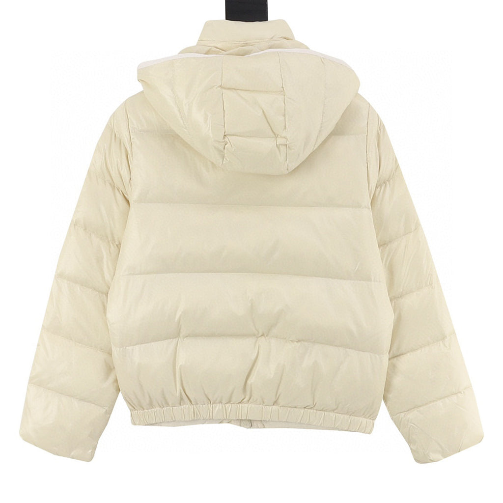 Moncler Women's Hooded Zip-Up Logo Down Jacket - view 2