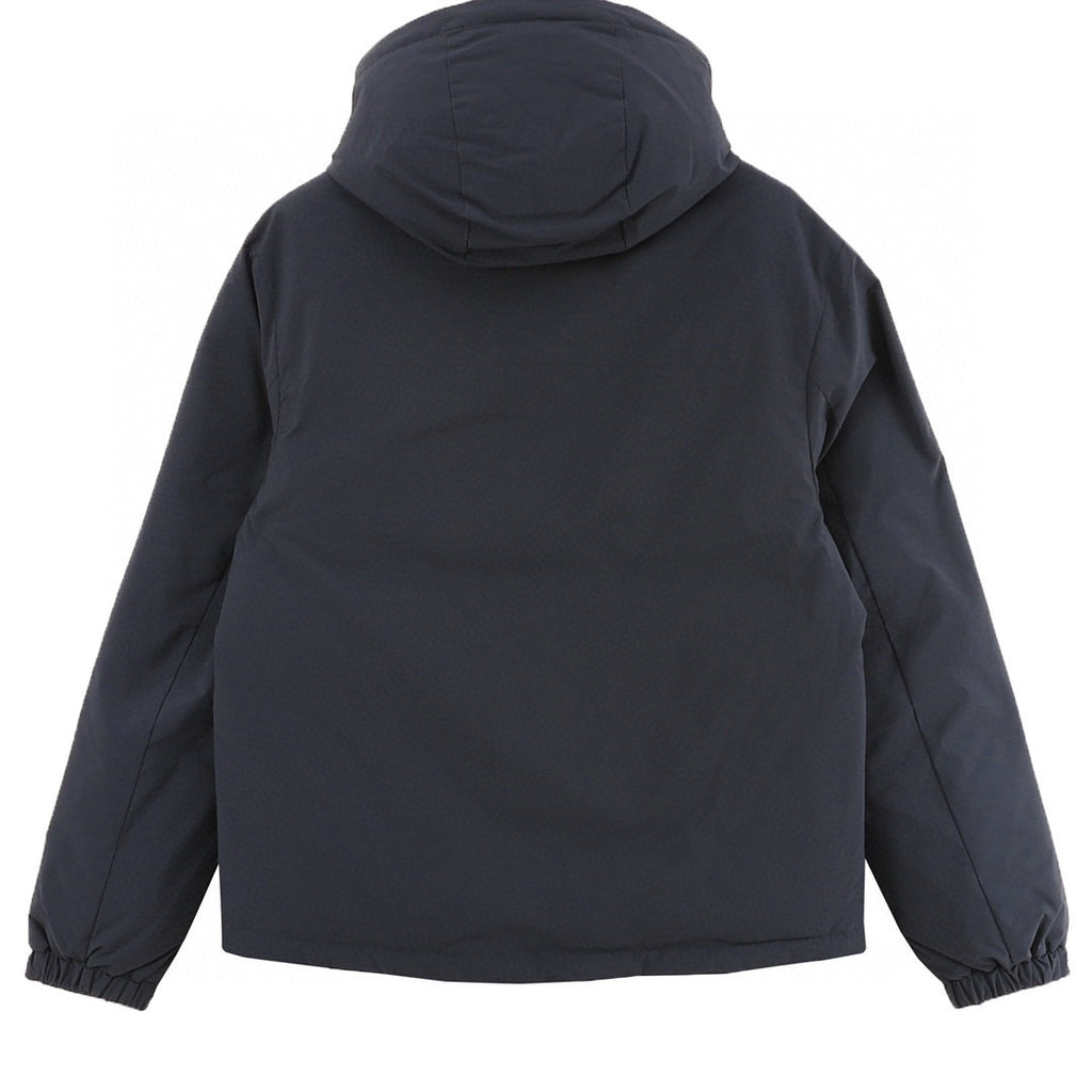 Moncler Hooded Zip-Up Logo Down Jacket - view 2