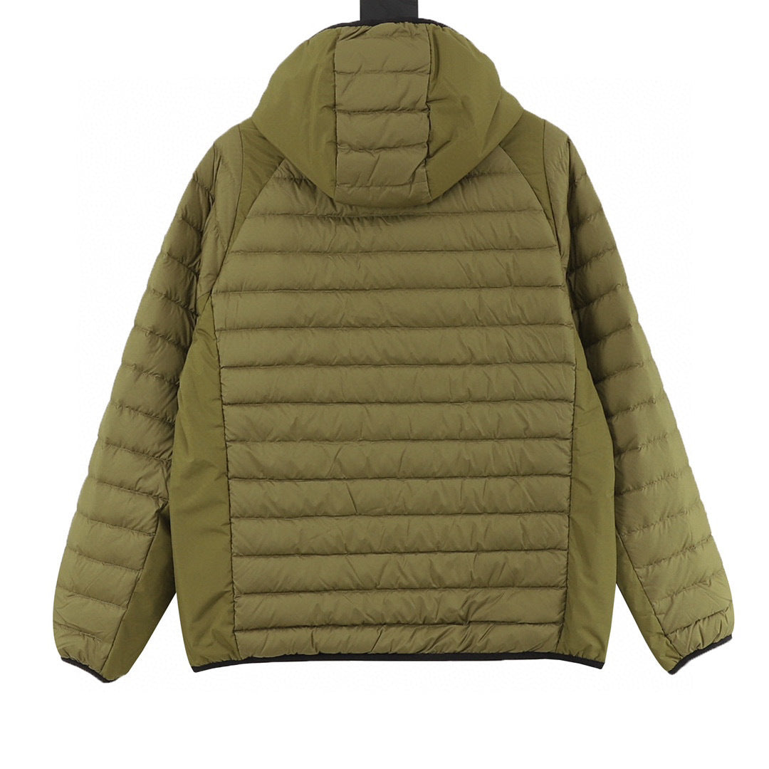 Moncler Hooded Lightweight Down Jacket - Black - view 2
