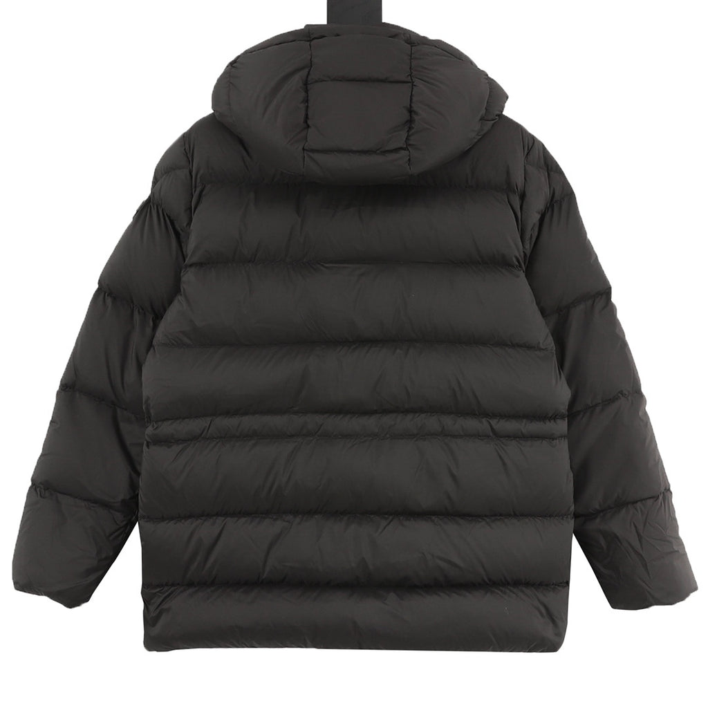 Moncler Hooded Zip-Up Graphic Down Jacket - view 2