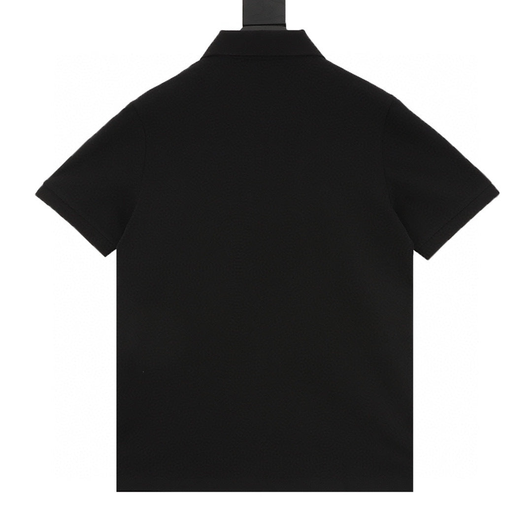 Moncler Zip-Up Logo Lightweight Polo Shirt - view 2