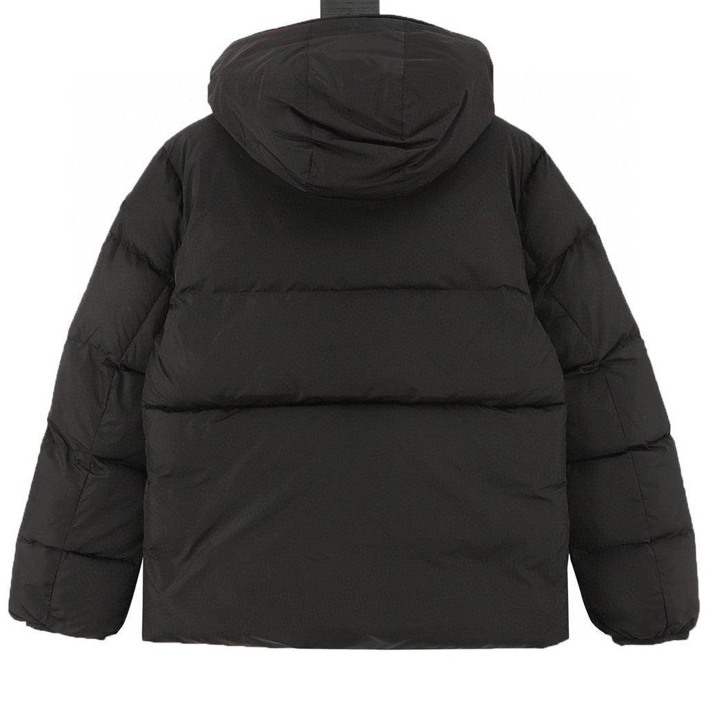 Moncler Hooded Zip-Up Embroidered Down Jacket - view 2