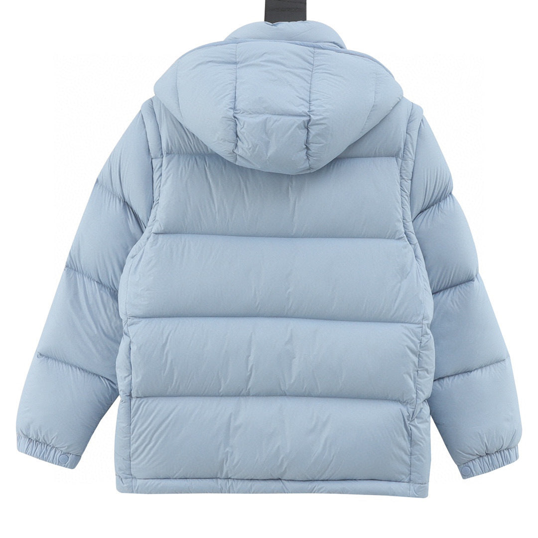 Moncler Hooded Embroidered Down Jacket - view 2