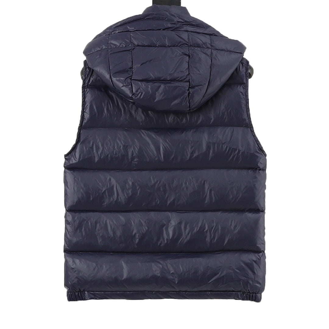 Moncler maya Hooded Zip-Up Logo Vest - view 2