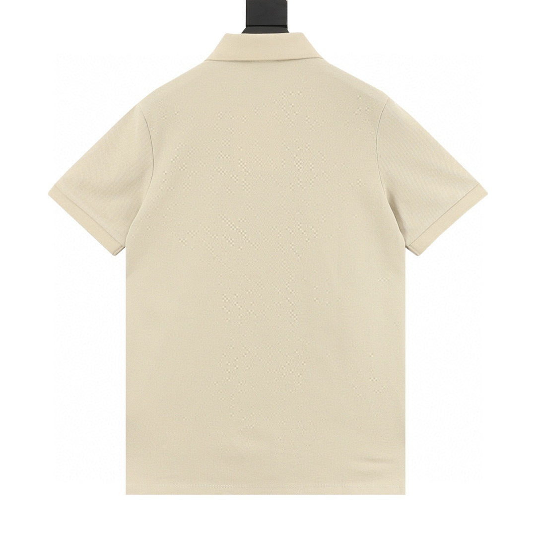 Moncler Zip-Up Logo Lightweight Polo Shirt - view 2