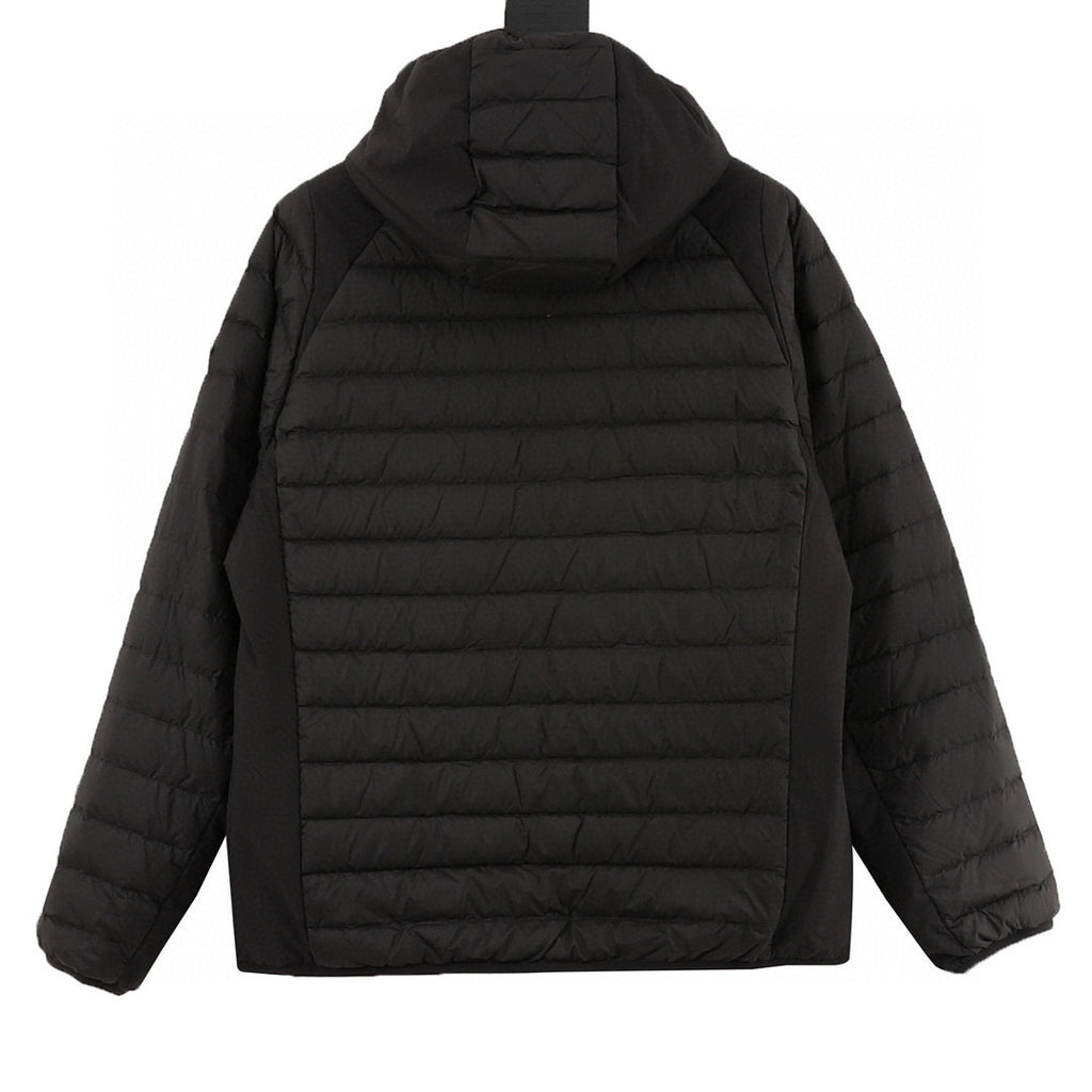 Moncler Hooded Lightweight Down Jacket - Black - view 2
