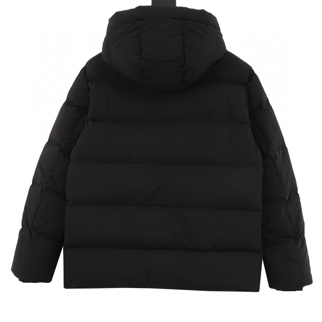 Moncler Hooded Logo Lightweight Down Jacket - view 2
