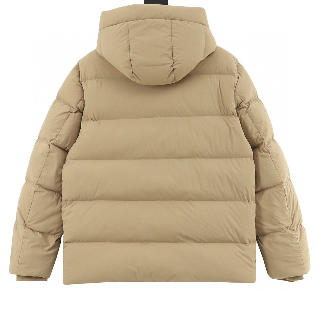 Moncler Hooded Logo Lightweight Down Jacket - view 2