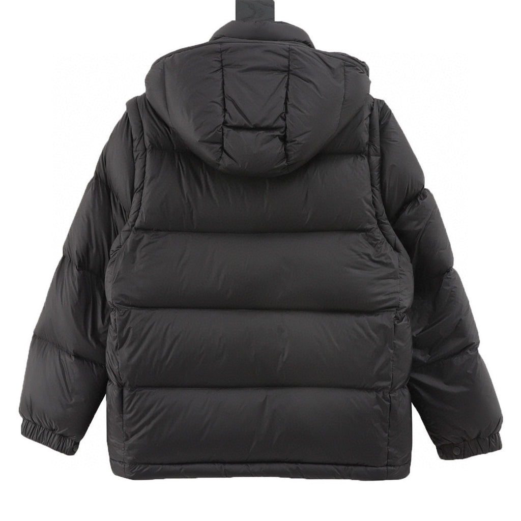 Moncler Hooded Embroidered Down Jacket - view 2