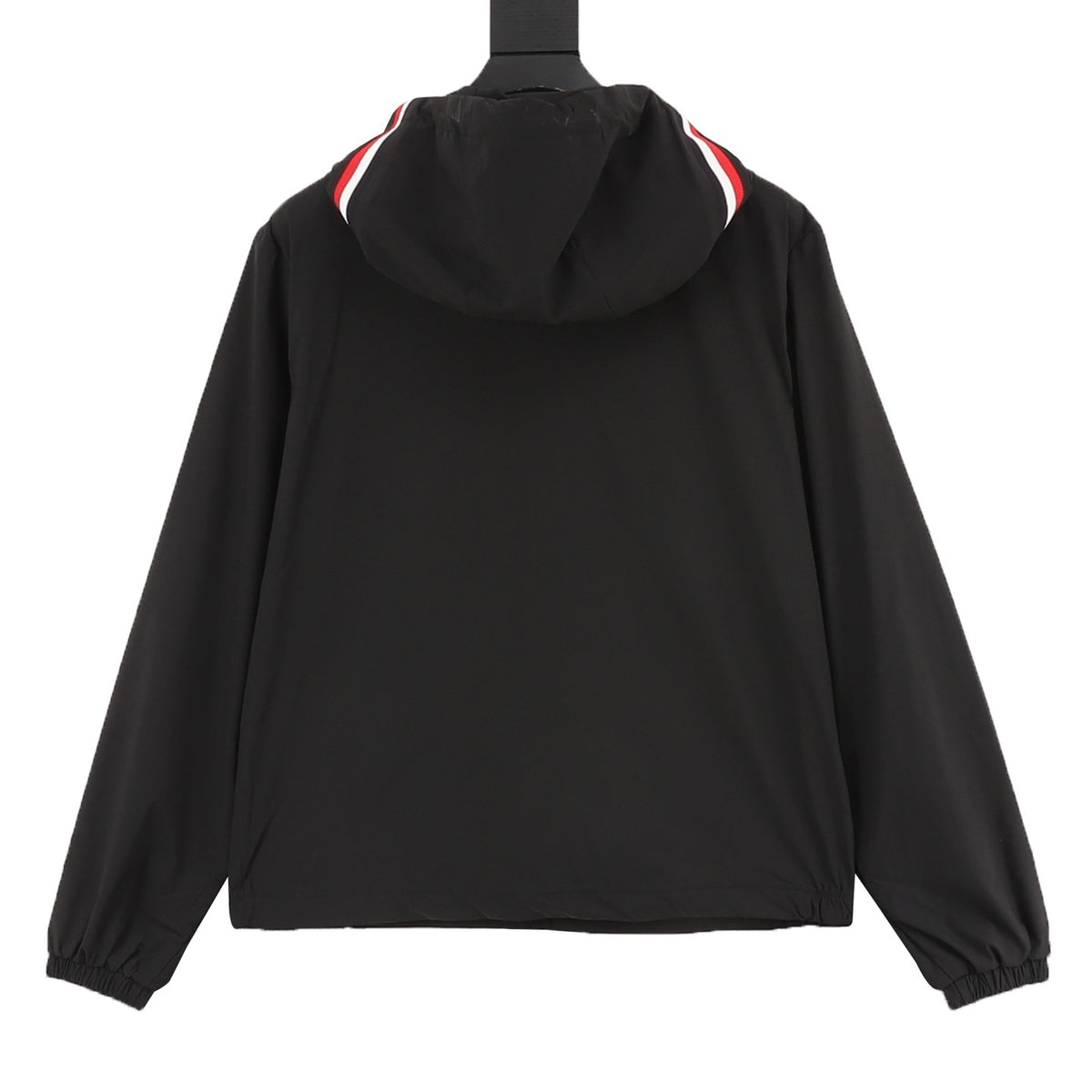 Moncler Hooded Zip-Up Lightweight Jacket - Black - view 2