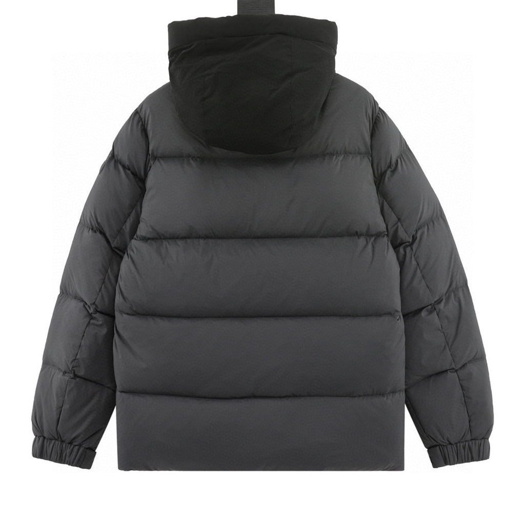 Moncler Hooded Zip-Up Logo Down Jacket - view 2